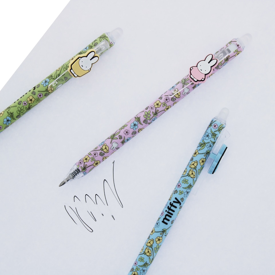 image 1 of Miffy Erasable Gel Pens - Set of 3