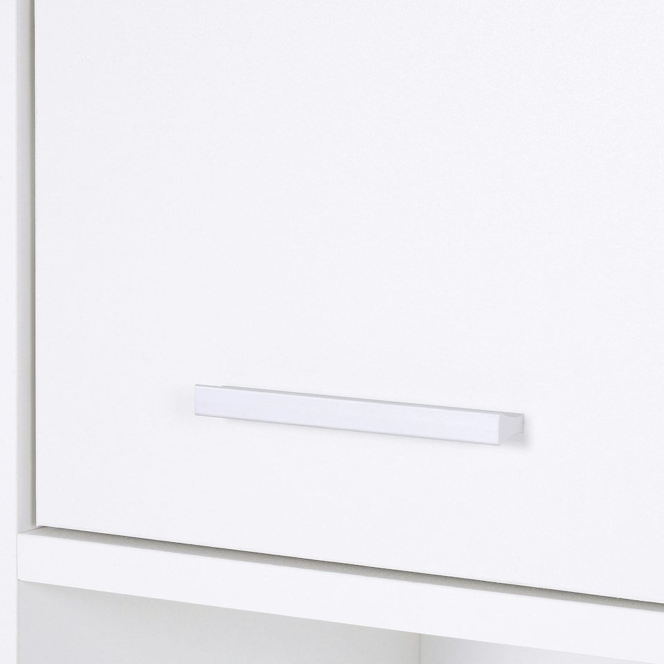 image 1 of HOMCOM Storage Cabinet For Bathroom Bedroom Freestanding w/Door Cupboard&Shelves