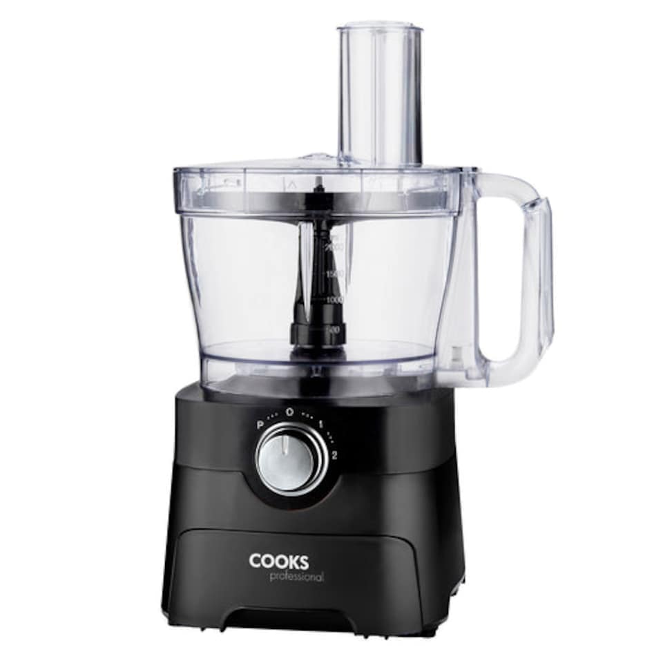 image 1 of Cooks Professional Food Processor 1000W with 7 Blades - Kitchen Chopper & Blender Machine | Black | Black