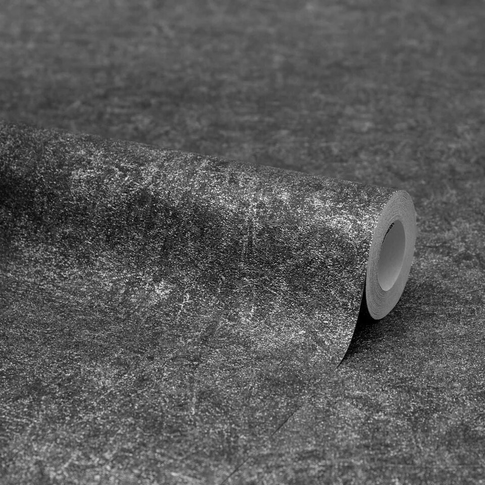 image 1 of Dolomite Metallic Wallpaper in Gunmetal Multi