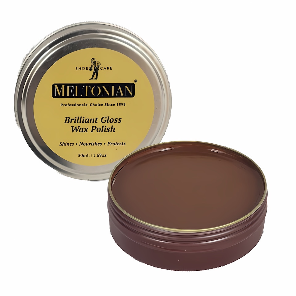 image 1 of Meltonian Brilliant Gloss Wax Polish - Premium Mirror Finish for Shoes 50ml