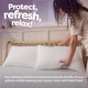 image 4 of Slumberdown Waterproof Protect Pillow Protectors White | 2 Pack