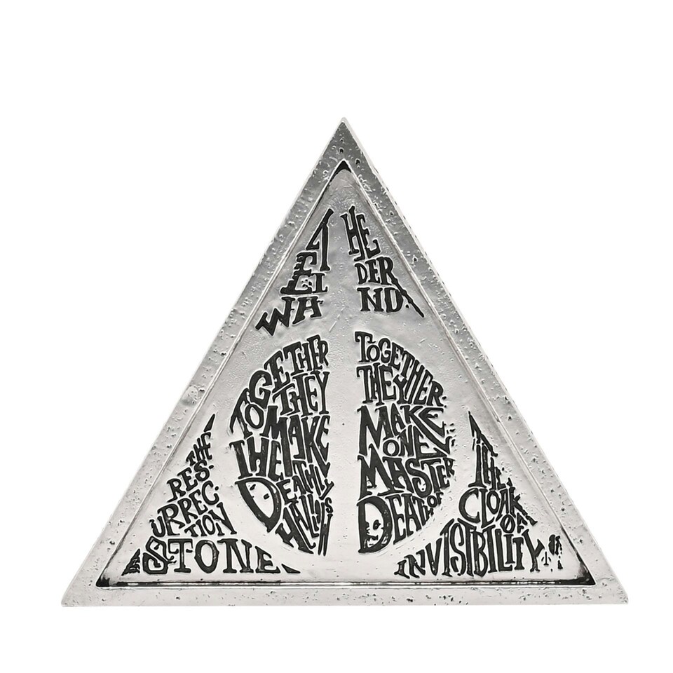 image 1 of Warner Bros Harry Potter Dark Arts Triangle - Deathly Hallows | Silver
