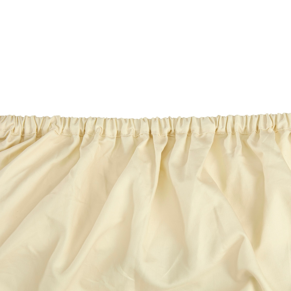 image 1 of Hotel Pure Luxury 4 Star Fitted Sheet Cream Super King Cream | Super King