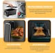 image 3 of PureMate 9 Litre Digital Dual Air Fryer - Black
