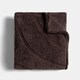 image 2 of OHS Tufted Contour Throw Teddy Fleece Blanket Winter Soft Warm Bedspread - 180 x 200cm | Brown | Coffee