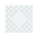 image 1 of Crosses & Diamonds Splash Back | White