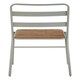 image 4 of Interiors by Premier Grey Metal Chair, Comfy Pink Metal Outdoor Chair, Effortless Cleaning Metal Chair