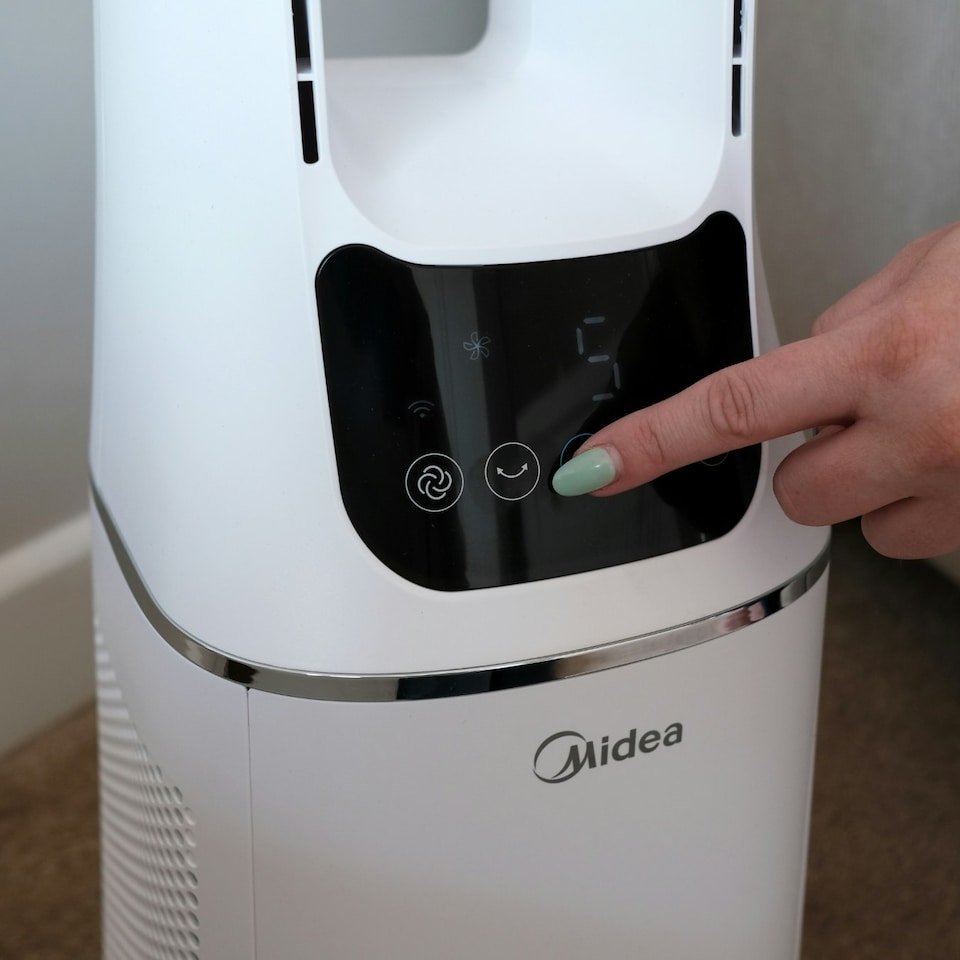image 1 of Midea SmartAir Cool + Purify Bladeless Fan with Free MSmartHome App - 36"