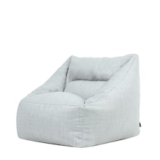 icon Natalia Outdoor Woven Adults Bean Bag Armchair, Ready Filled Large Beanbag Grey Grey