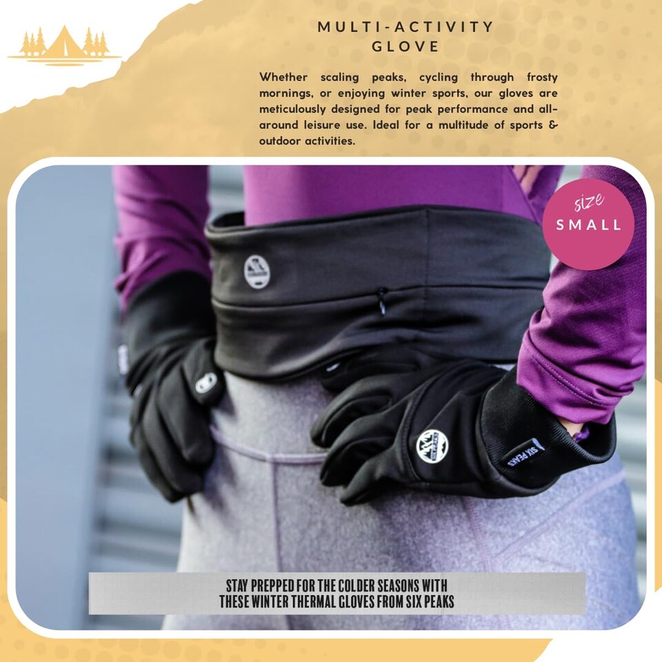 image 1 of Six Peaks Winter Thermal Gloves