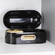 image 2 of CALITEK Retro Bread Bin Round Top Kitchen Counter Coated Carbon Steel Black