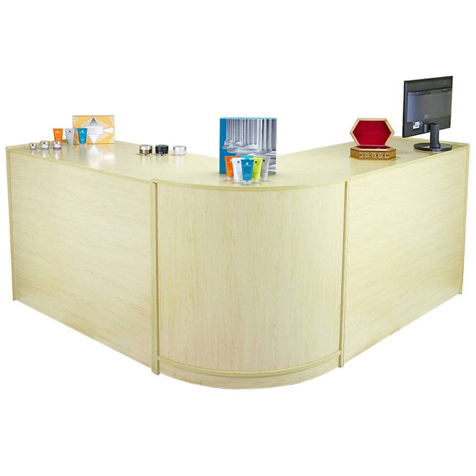 image 1 of Zodiac Maple Shop Counter & Retail Display Set Brown