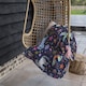 image 3 of unicorns on navy Designer Blanket | Multi