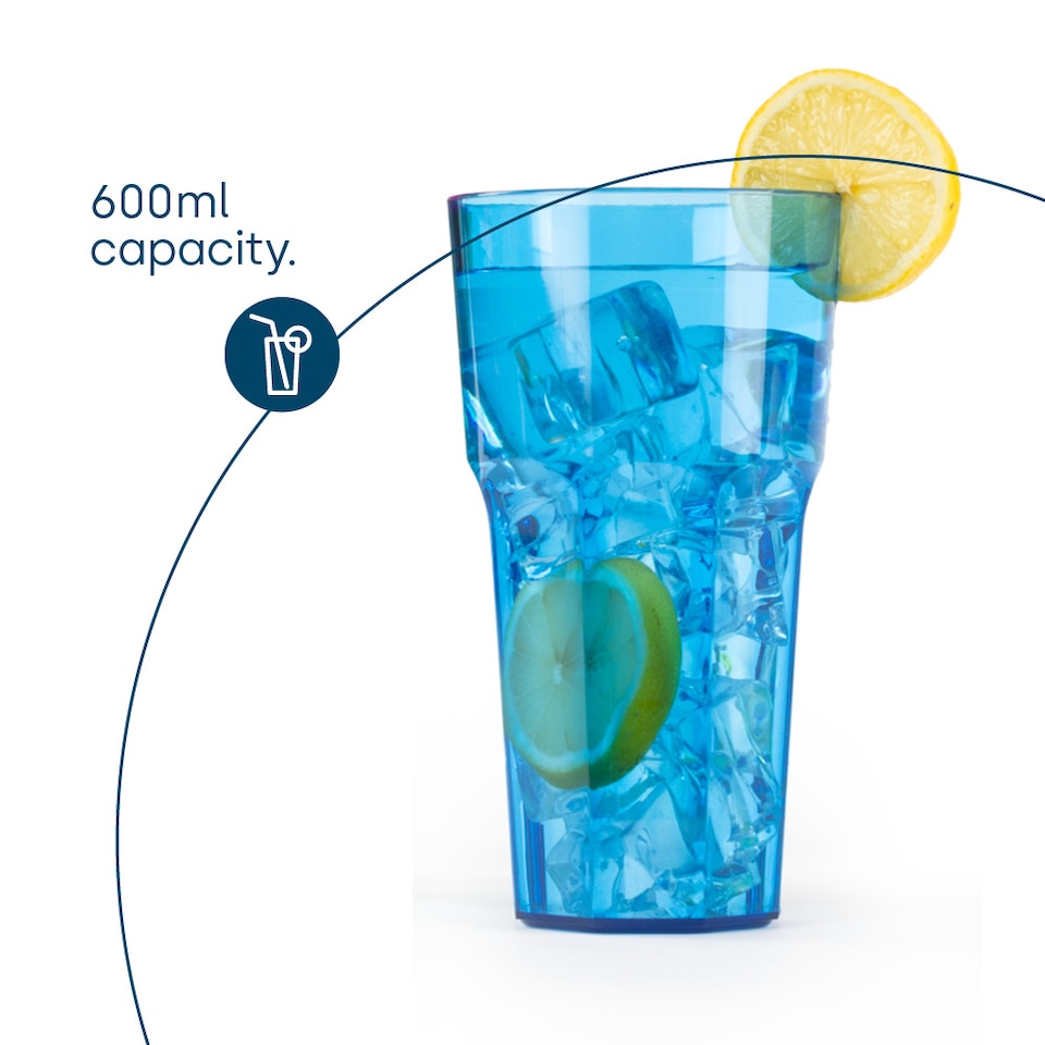 image 1 of Multicolour Plastic Tumbler Set of 4