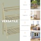 image 6 of Outsunny Flower Stand Plant Display Rack 3-Tier Foldable Wood Garden Patio