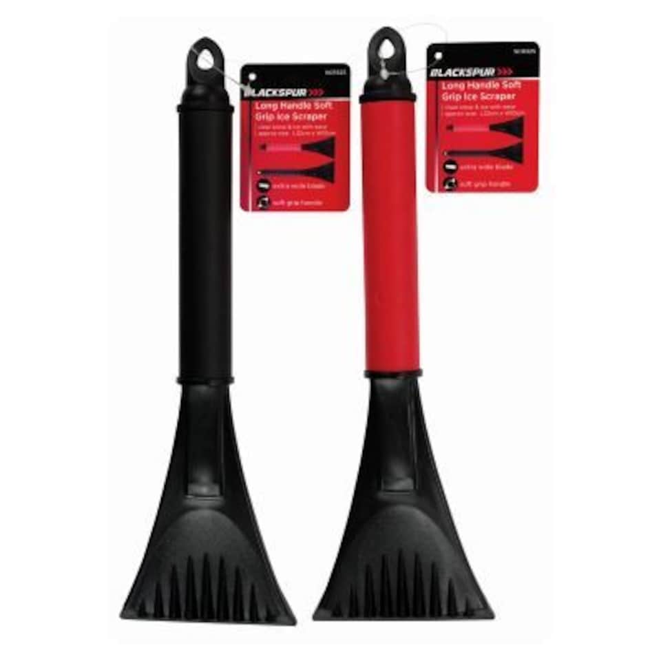 Blackspur Long Handle Ice Scraper - Black