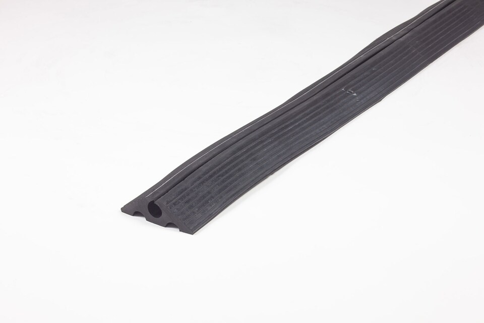 image 1 of The Ramp People Rubber Cable Protector 1m - 9m (6m) - Black 2000kg Capacity 20mm Channel Outdoor