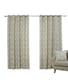 image 4 of Esher Eyelet Curtains - Grey - 168cm x 183cm