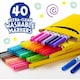 image 2 of Crayola Ultra Clean Fine Line Markers 40 Count