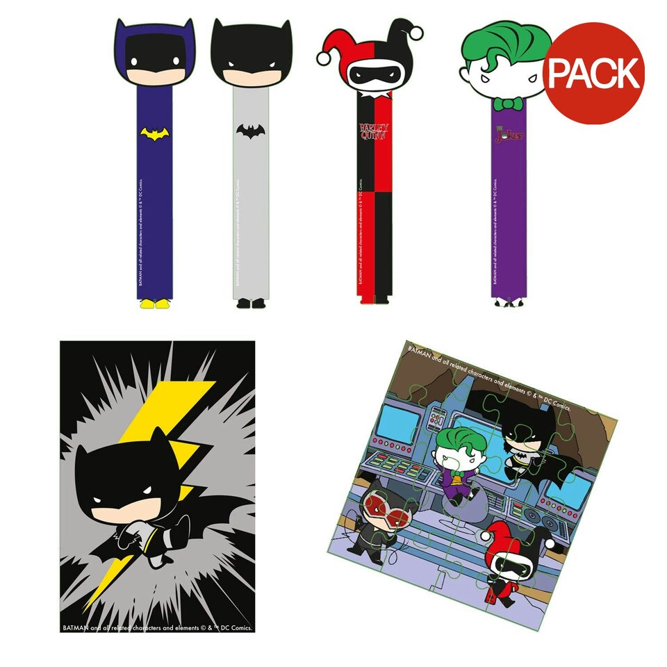 Batman The Joker Party Favours Set (Pack of 24) - Multicoloured - One Size