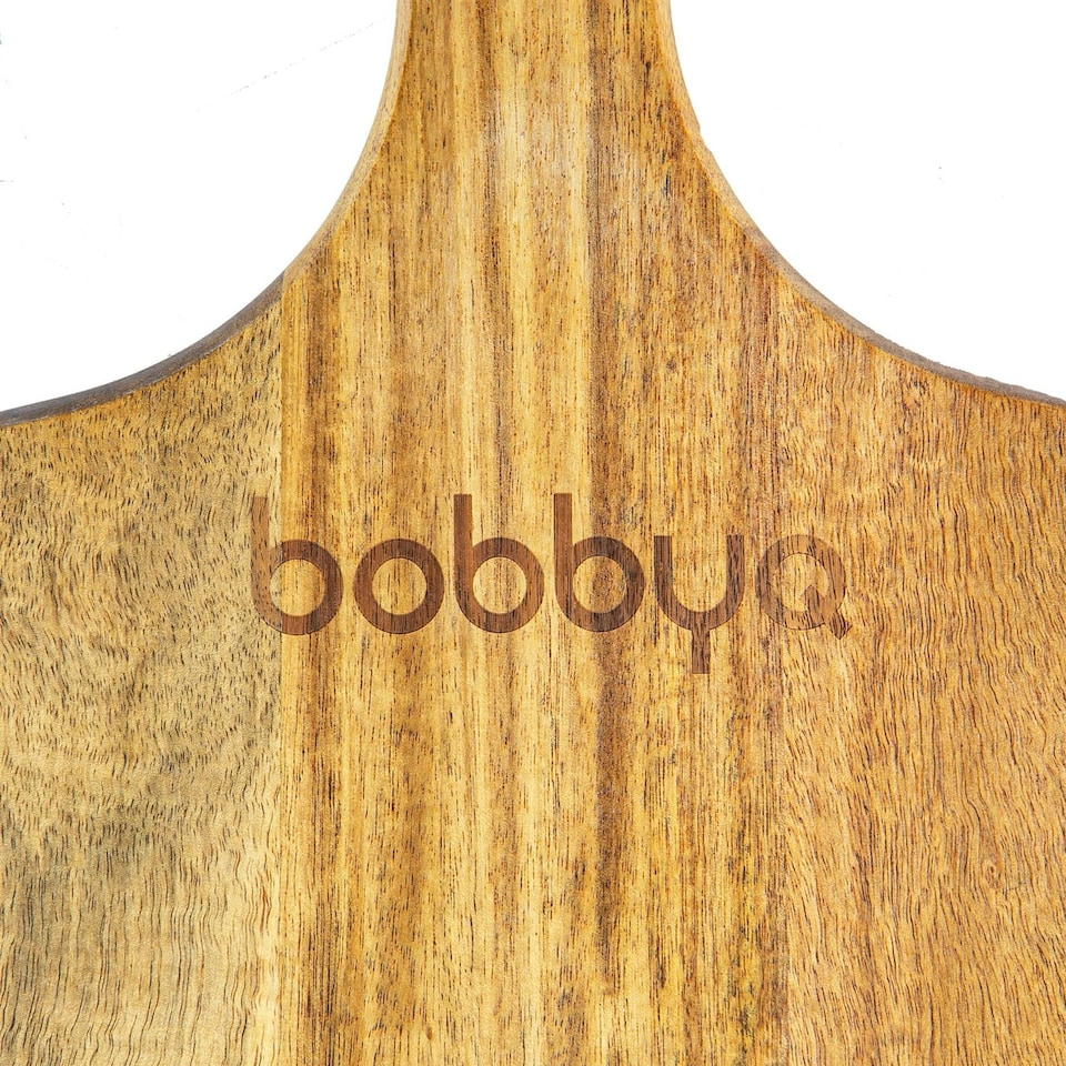 image 1 of BobbyQ Wooden Pizza Peel - 30cm - Brown