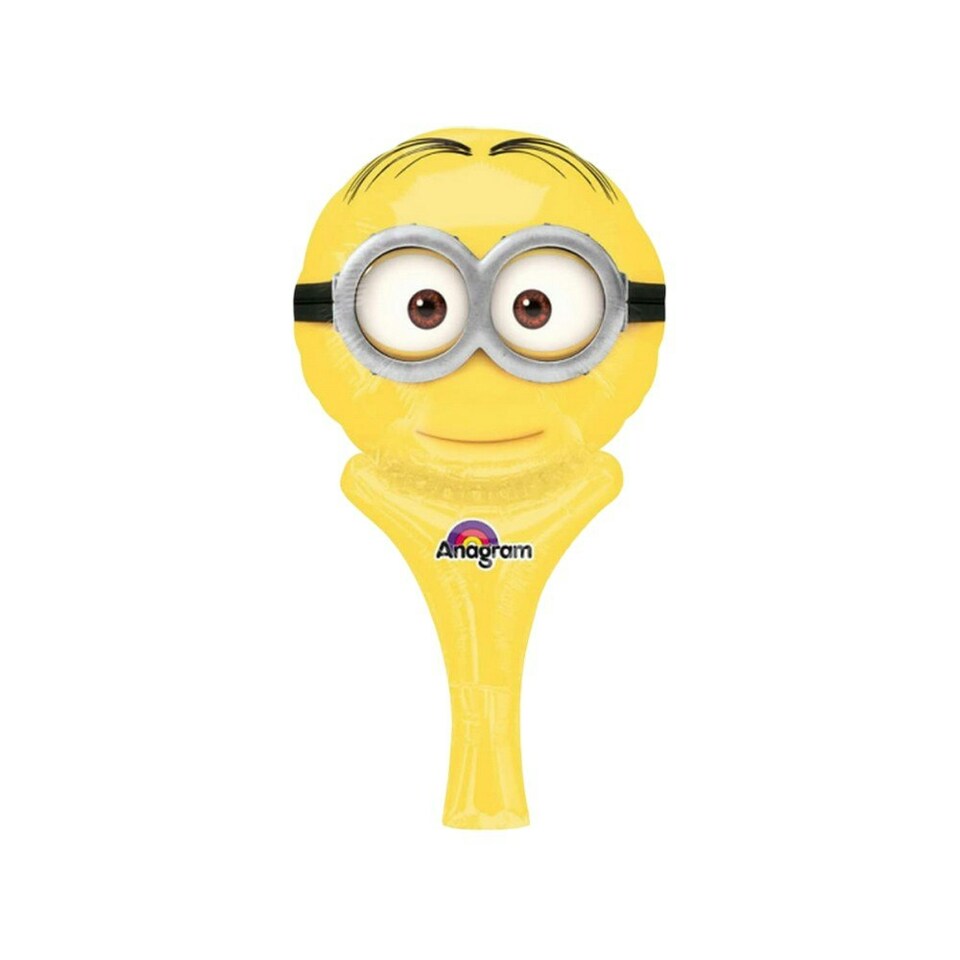 image 1 of Despicable Me Dave Foil Balloon - Yellow - One Size