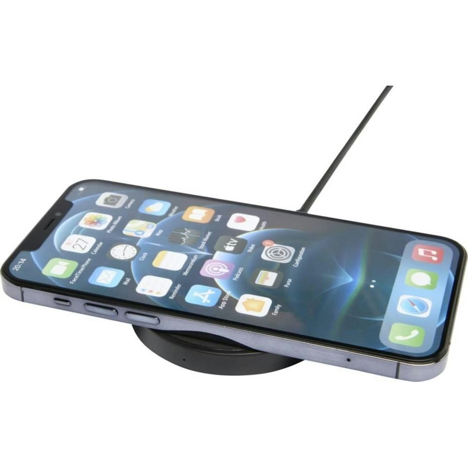 image 1 of Freal Recycled Plastic Wireless Charging Pad - Solid Black - One Size