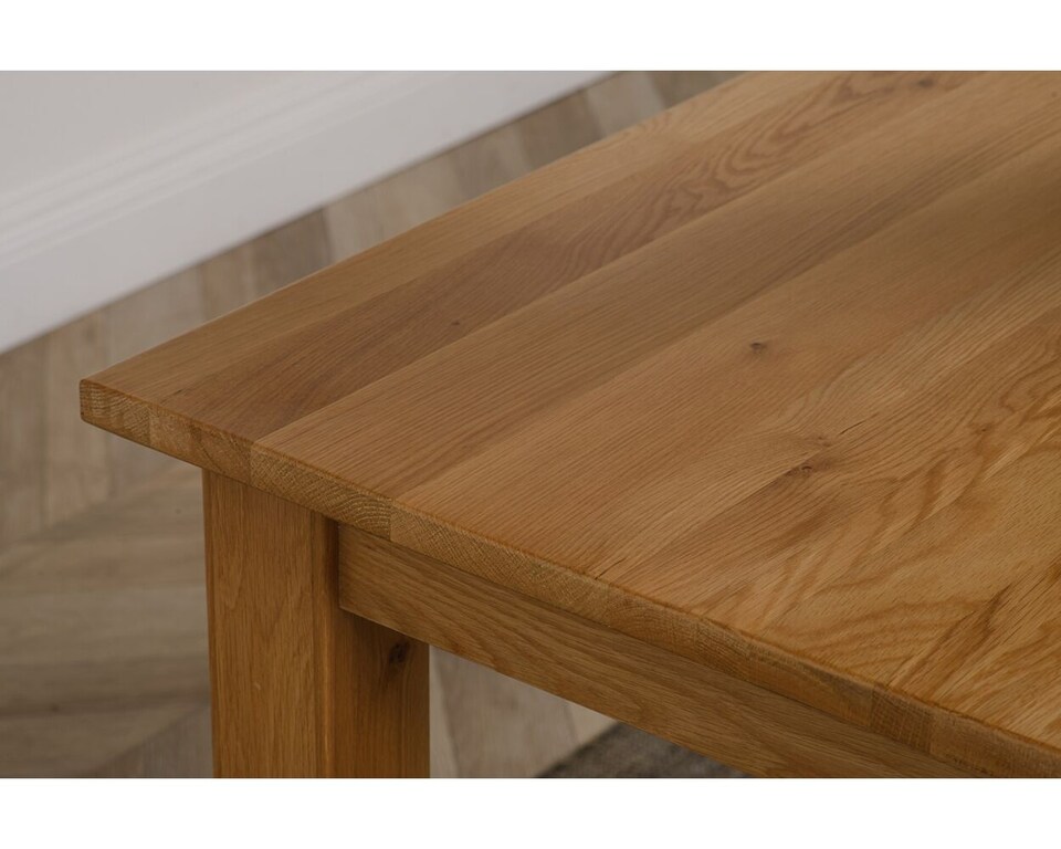 image 1 of Oslo 180m Large Solid Oak Dining Table | Brown | Light Oak