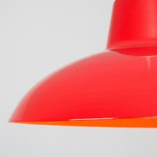 ValueLights Retro Style Red Metal Easy Fit Ceiling Pendant Light Shade