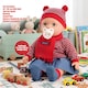 image 4 of BiBi Doll 16" Baby Doll Girl With Red Outfit, Sounds, Toy Dummy & Moving Eye Lids