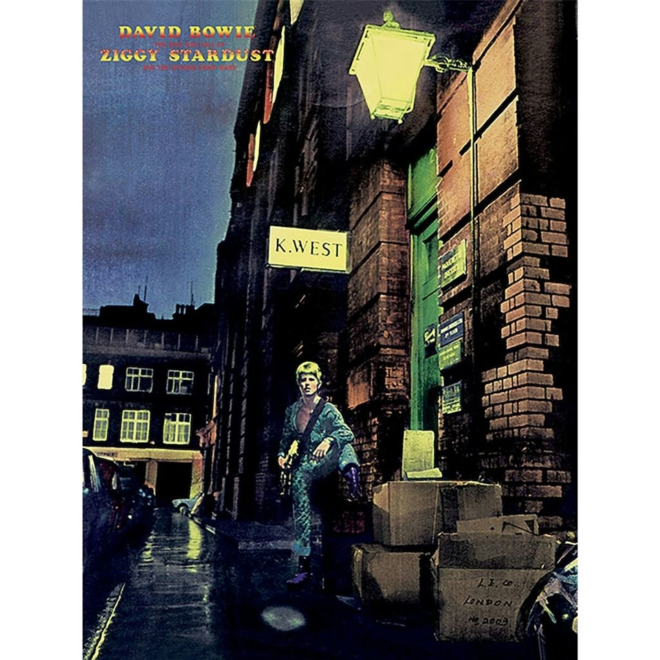David Bowie (Ziggy Stardust) 60x80x4cm Stretched Canvas Print