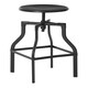 image 3 of Interiors by Premier New Foundry Black Metal Bar Stool Black