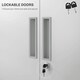 image 5 of HOMCOM Lockable Metal Cabinet with 2 Doors, File Cabinet