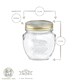 image 3 of Bormioli Rocco Quattro Stagioni Glass Preserving Jars - 500ml - Clear - Pack of 4
