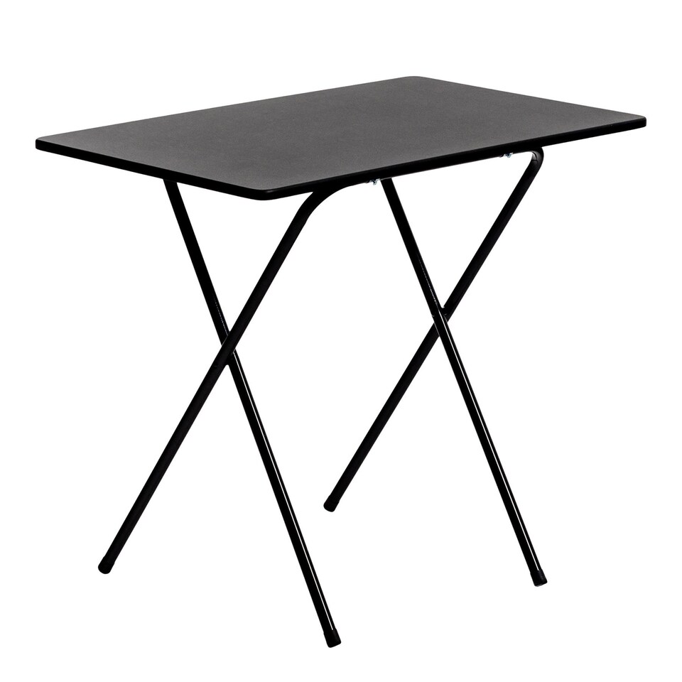 image 1 of Harbour Housewares Wooden Folding Desk - Black/Black | Black | Black