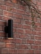 image 2 of ValueLights Black Outdoor Wall Up-Down Light and Warm White Bulbs