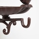 image 4 of Homescapes Cast Iron Wall Mounted Bird Bath with Bird Decoration