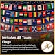 image 4 of 48 Flags Bunting 12m/39ft for World Cup Football Qualified Countries Double Sided Polyester Banner Sport Party Decorations