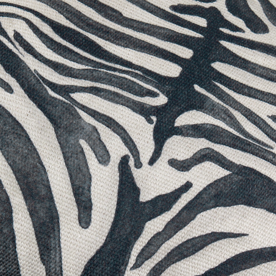 image 1 of Paoletti Leopardis Zebra Printed Outdoor Cushion