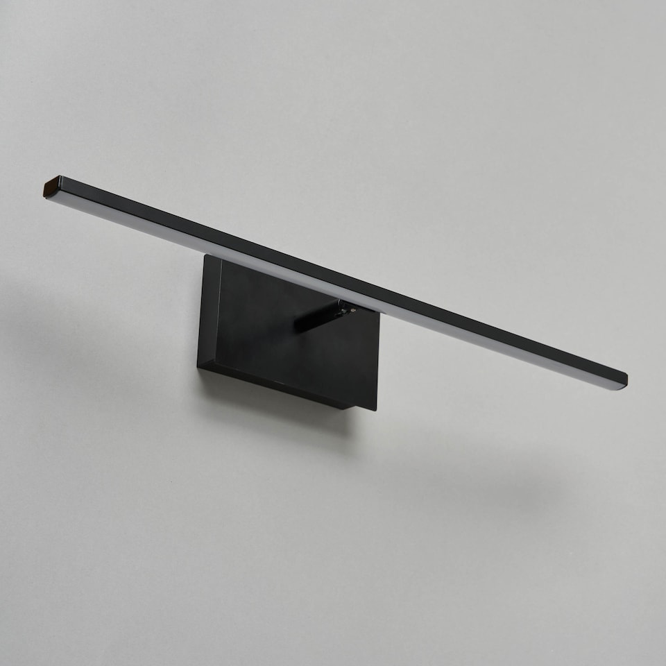 image 1 of BHS Dougie Rechargeable Picture Wall Light | Black | Black | 1