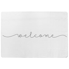 Text Welcome (Rug) White | XL
