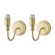 image 1 of ValueLights Binky Pair of Gold Rechargeable Wall Light Bases | Gold