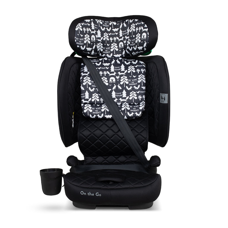 image 1 of Cosatto On The Go iSize Travel Car Seat Lightweight Foldable Booster, Quick Fit, R129 Safety