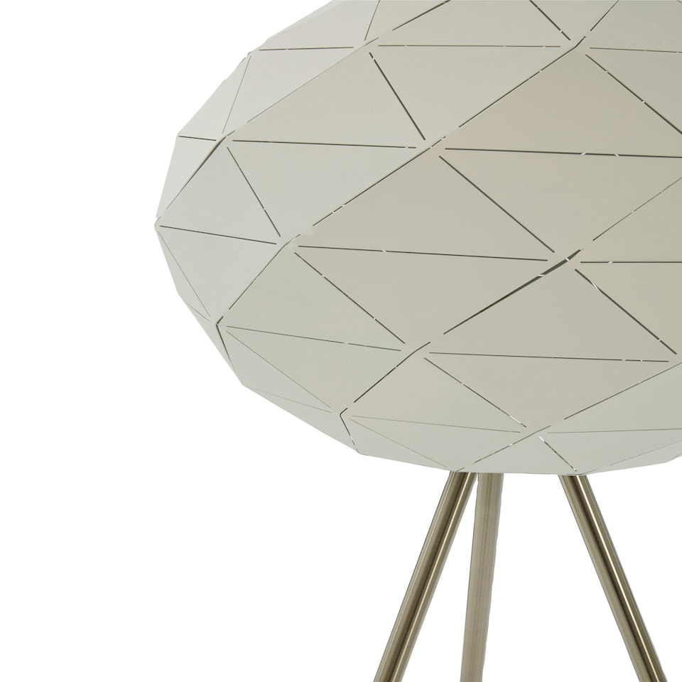 image 1 of Interiors by Premier White Finish Floor Lamp White