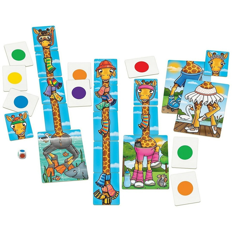 image 1 of Orchard Toys Giraffes In Scarves Game