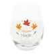 image 1 of Something Different Autumn Magic Stemless Glass - Transparent/Yellow/Dark Blue - One Size