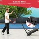 image 9 of COSTWAY Basketball Hoop Backboard Adjustable Basketball Goal System Red | Standard