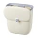 image 4 of Living and Home 12L Hanging Rubbish Bin for Kitchen Bathroom With Lid | Cream