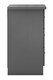 image 5 of Nevada 3 Drawer Chest - L40 x W81 x H70.5 cm - 3D Effect Grey